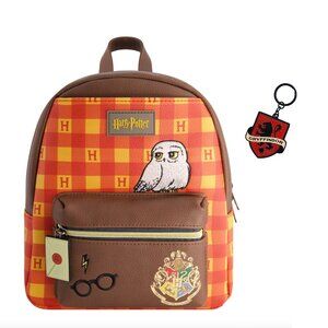 Harry Potter Icons Mini Backpack and Gryffindor Keychain Set - Wizarding World